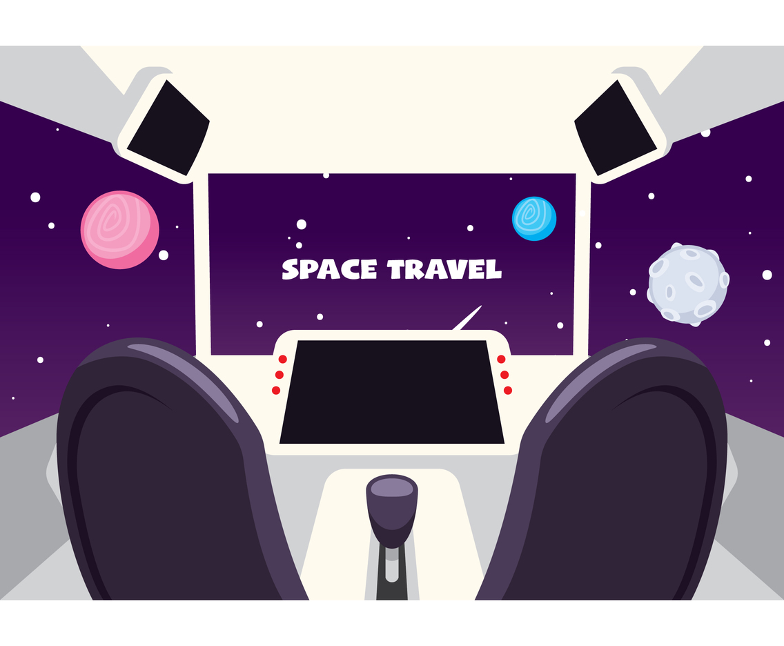 1136x936 Futuristic Spaceship Interior Vector Art Graphics