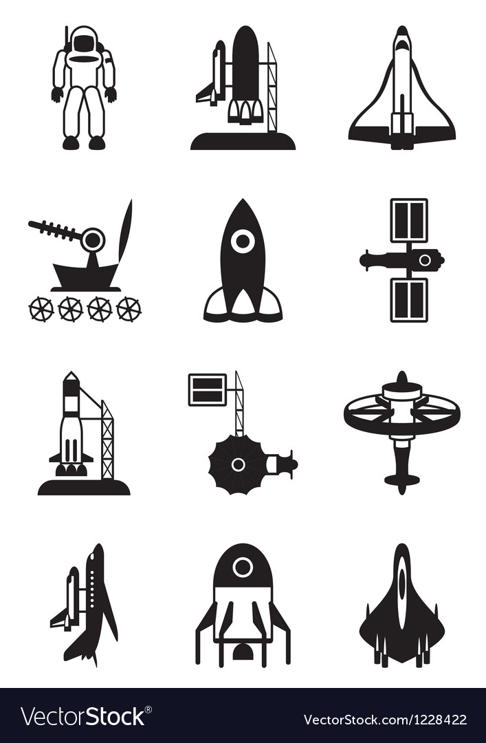 707x1080 Spaceship Vector