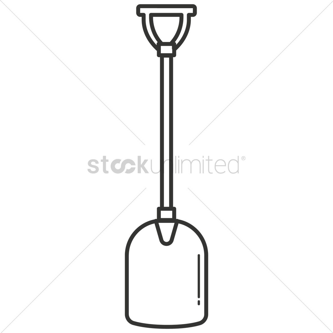 1300x1300 Spade Vector Image