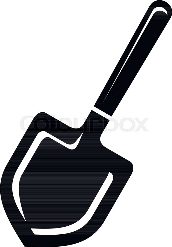 556x800 Farmer Spade Icon Simple Illustration Stock Vector Colourbox