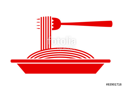 500x354 Spaghetti Vector Icon On White Background Stock Image And Royalty