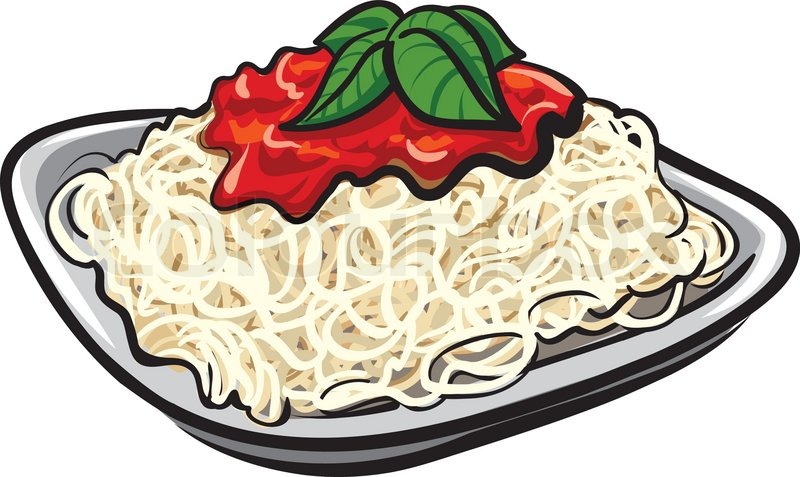800x477 Spaghetti With Tomato Sauce Stock Vector Colourbox