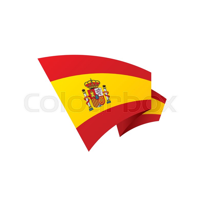 800x800 Spain Flag, Vector Illustration On A Stock Vector Colourbox