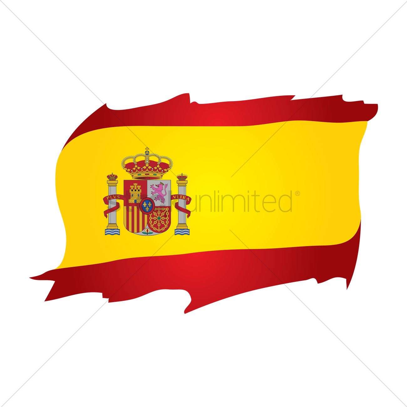 1300x1300 Spain Flag Vector Image