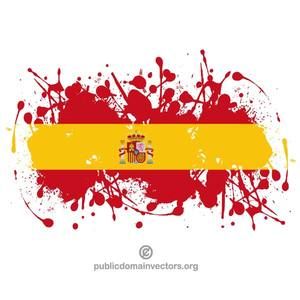 300x300 Vector Graphics Of The Flag Of Spain Inside Paint Splatter Shape