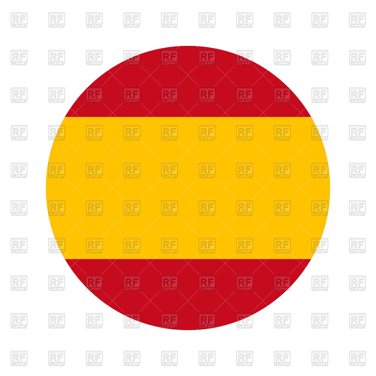 1200x1200 Round Icon Of Spain Flag Vector Image Of Flags Ribbons