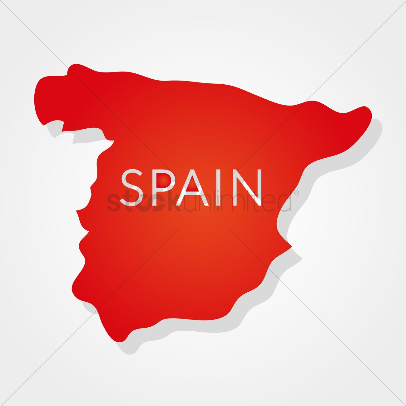 1300x1300 Spain Map Vector Image