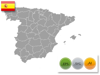 340x255 Es Spain Province Provincia Map Vector