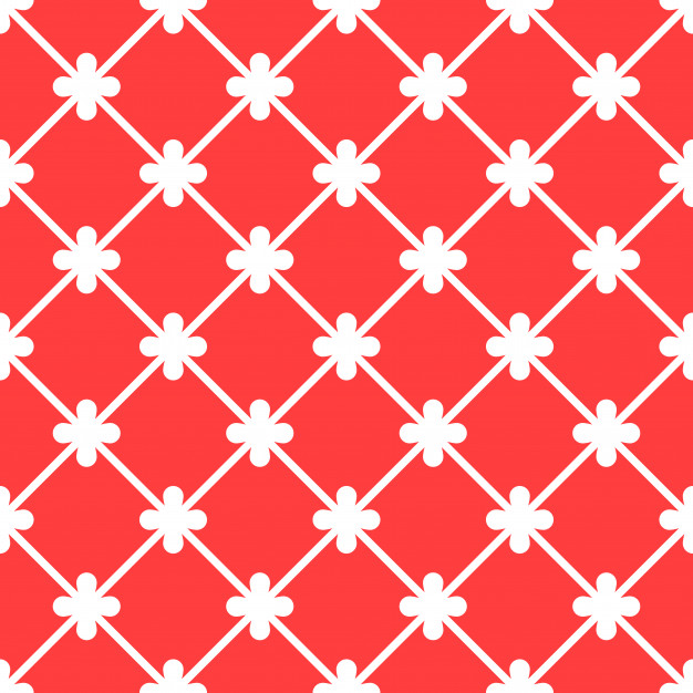 626x626 Seamless Pattern Red Spanish Ornamental Ceramic Tile Vector