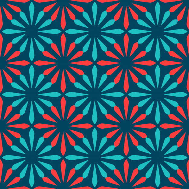 626x626 Spanish Ornamental Ceramic Tile Seamless Pattern Vector Premium