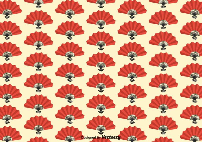 700x490 Free Spanish Fan Seamless Pattern Vector