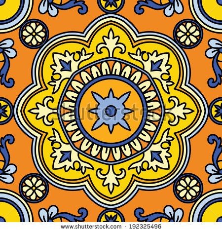 Spanish Tile Vector