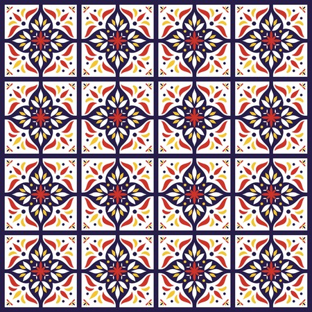 450x450 Spanish Tile Pattern Vector Seamless Azulejo Portuguese Tiles