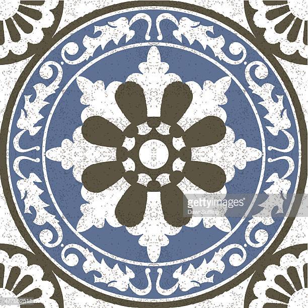 612x612 Tile Vector Art And Graphics Getty Images Mosaic Tile Table