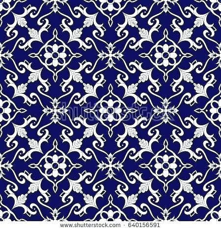 450x470 Blue Spanish Tile