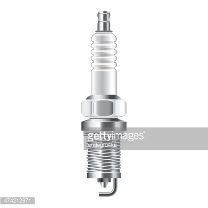 414x414 Spark Plug Vector Illustration Premium Clipart