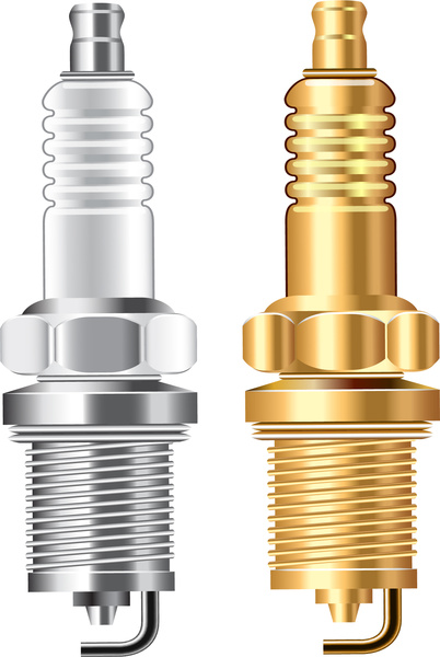 402x600 Spark Plug Isolated Free Vector In Adobe Illustrator
