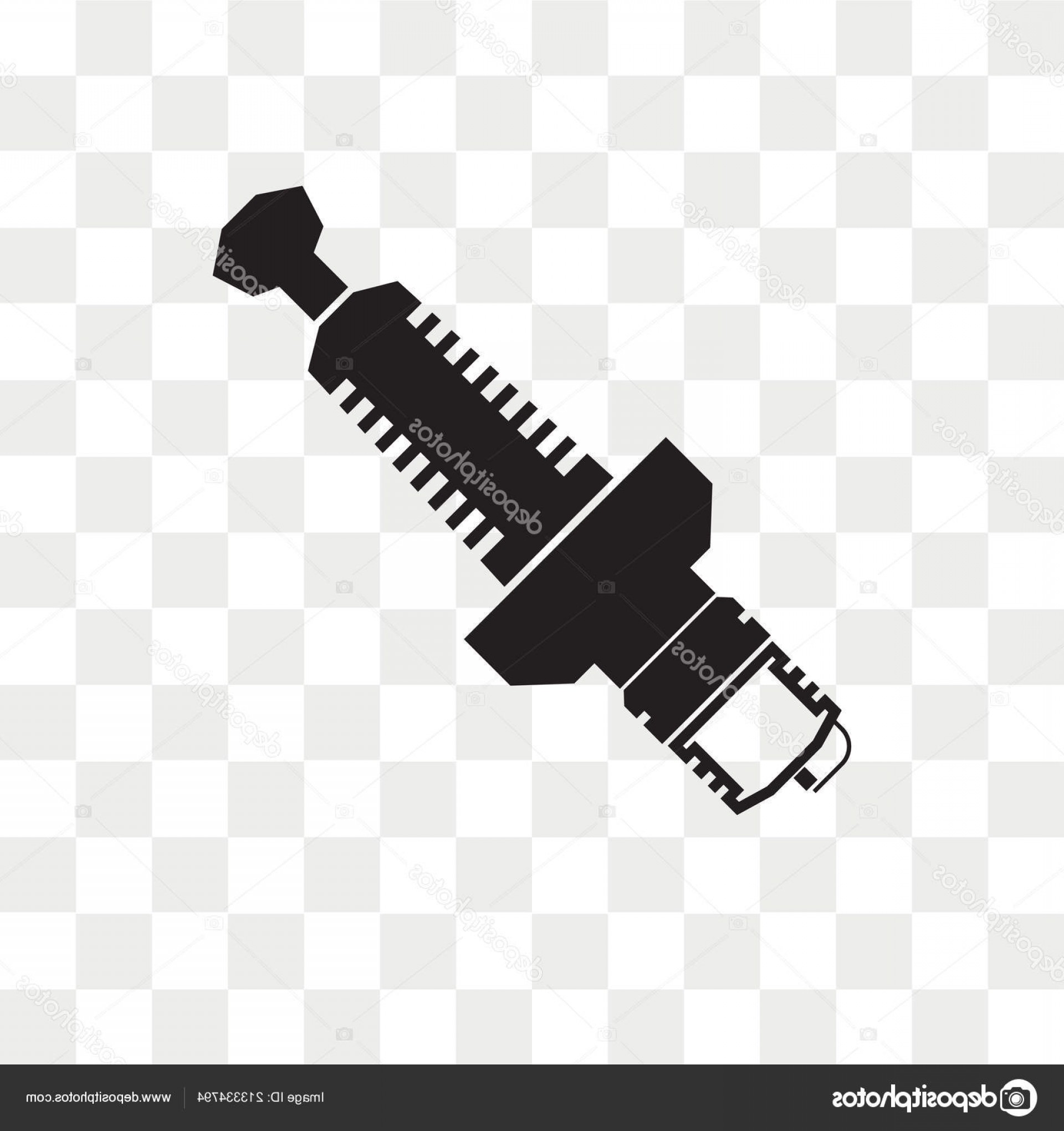 1920x2040 Stock Illustration Spark Plug Vector Icon Isolated Handandbeak