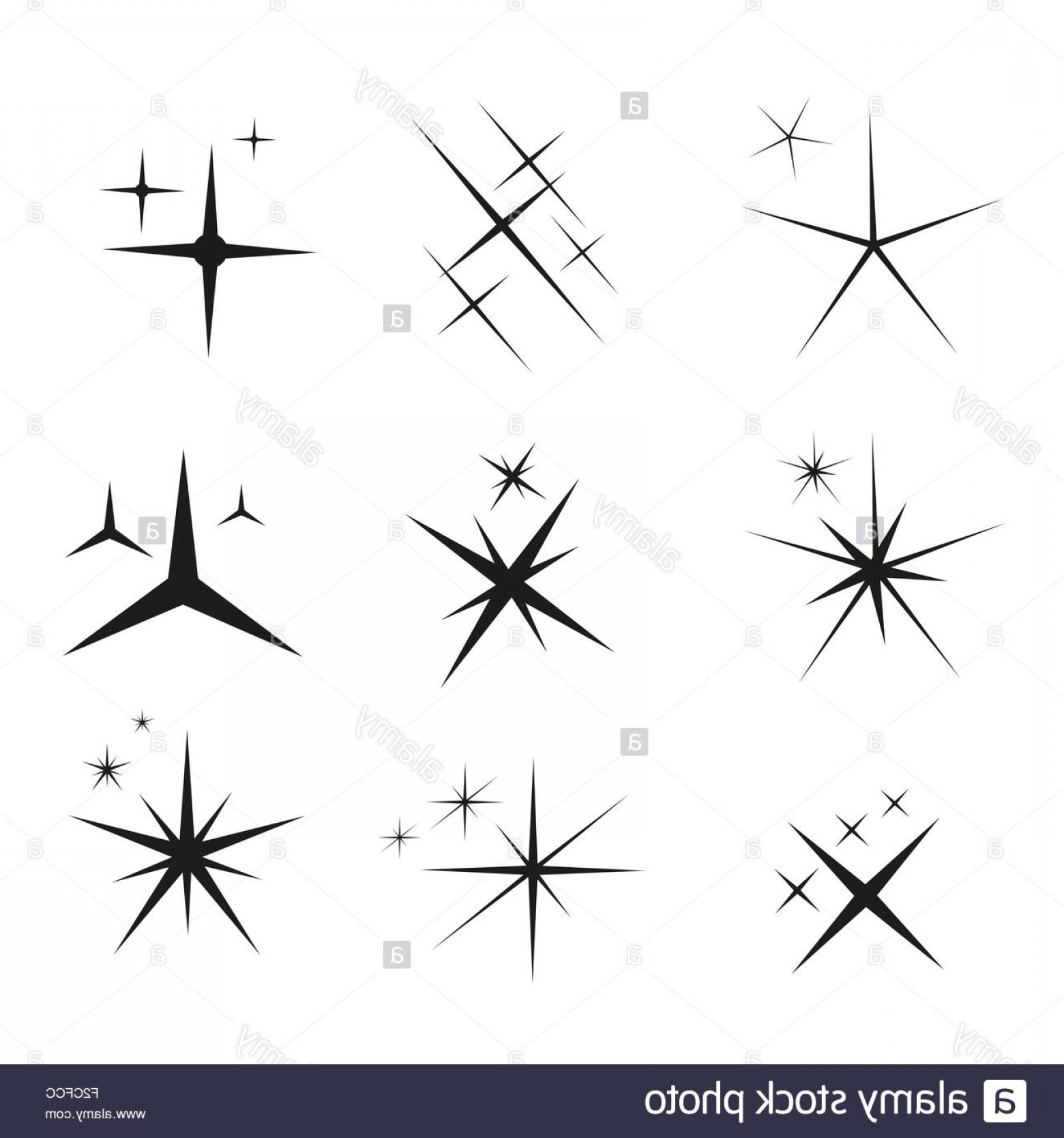 1560x1668 Stock Photo Set Of Glowing Light Stars With Sparkles Vector