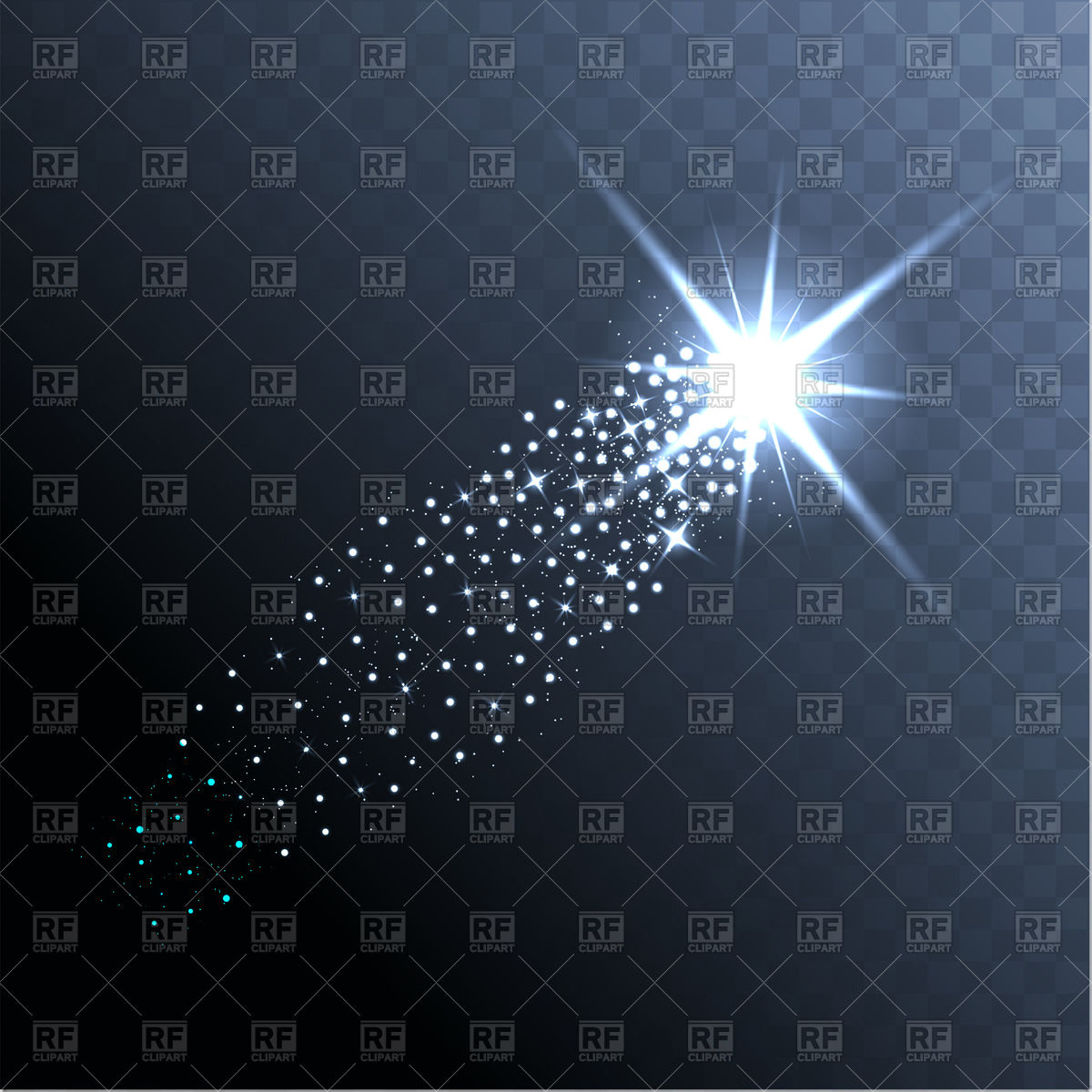 1200x1200 Glowing Stars, Lights And Sparkles Vector Image Of Backgrounds