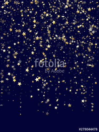 375x500 Gold Gradient Star Dust Sparkle Vector Background Stock Image