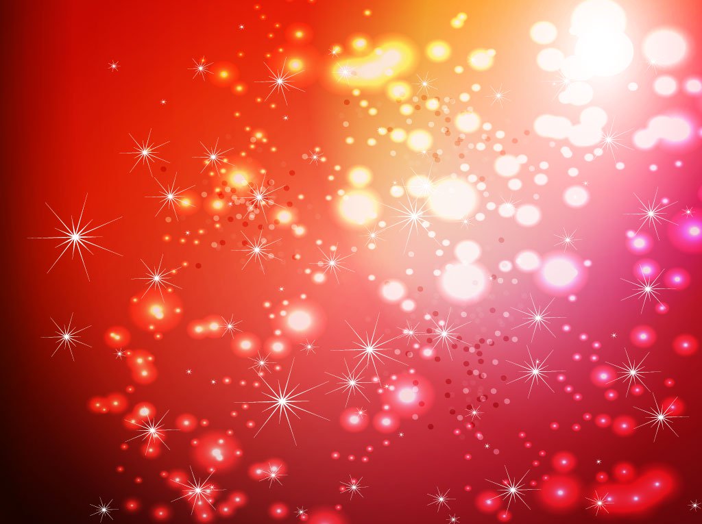 1024x765 Red Sparkles Vector Vector Art Graphics