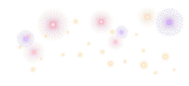 736x335 Vector Sparkle Png