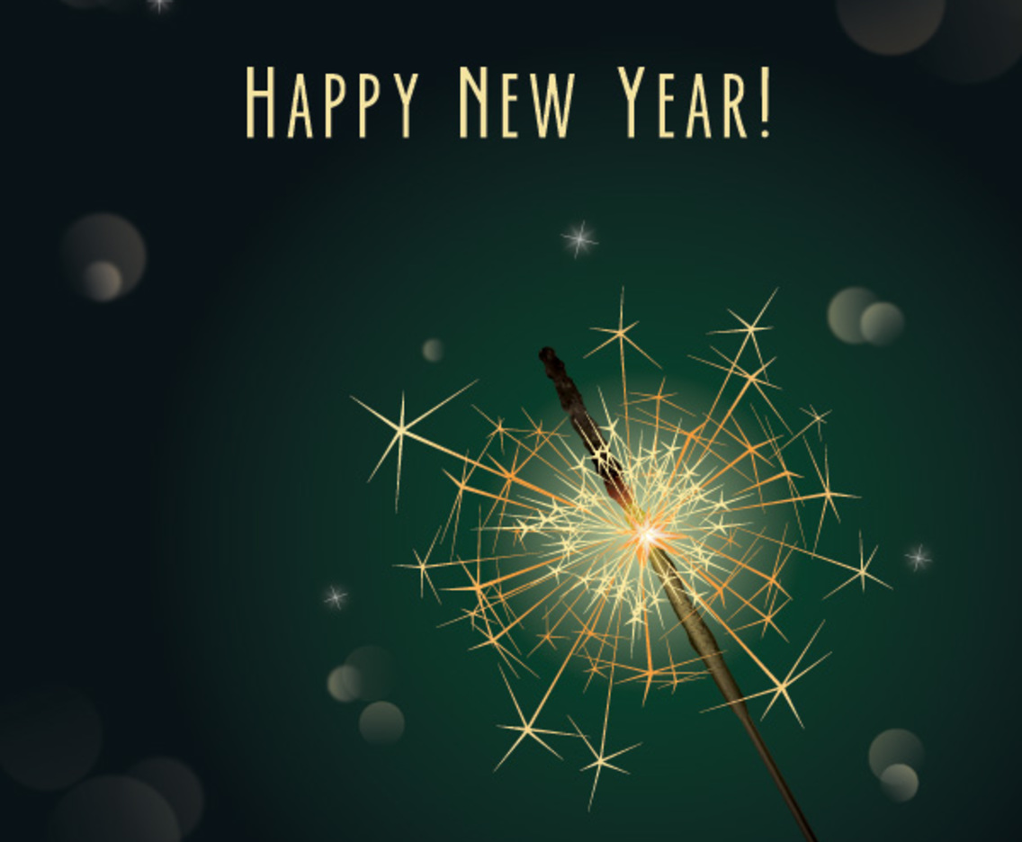 1136x936 New Year Sparkler Vector Art Graphics