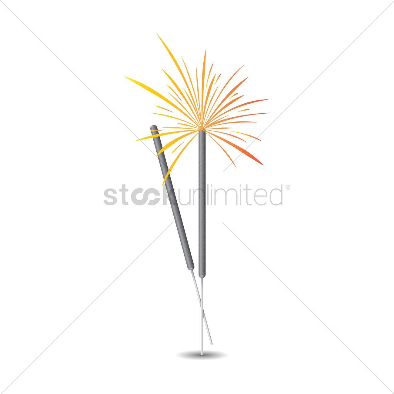 1300x1300 Sparkler Vector Image