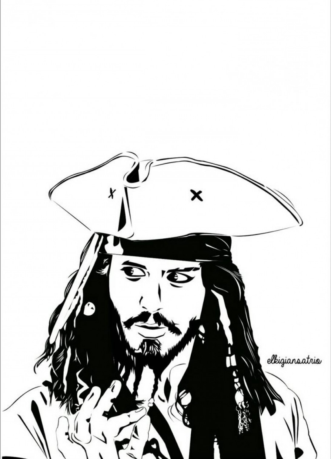 1092x1515 Jack Sparrow Vector Logo Soidergi