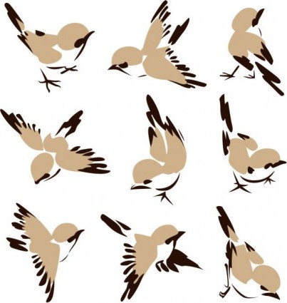 403x425 All Free Sparrow Vector Graphics