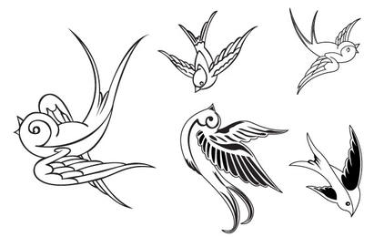 411x260 Sparrow Vector Graphics To Download