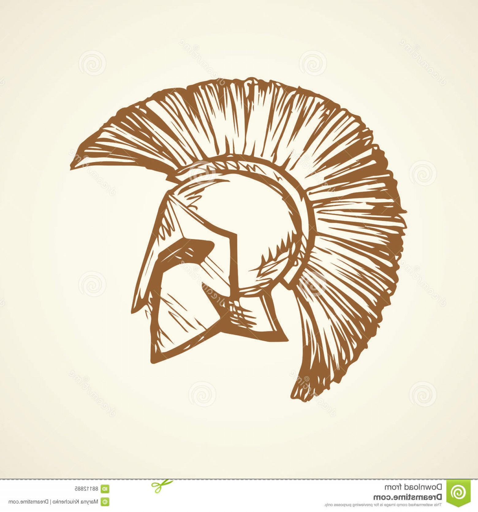 1560x1668 Spartan Helmet Vector Drawing Illustration Soidergi