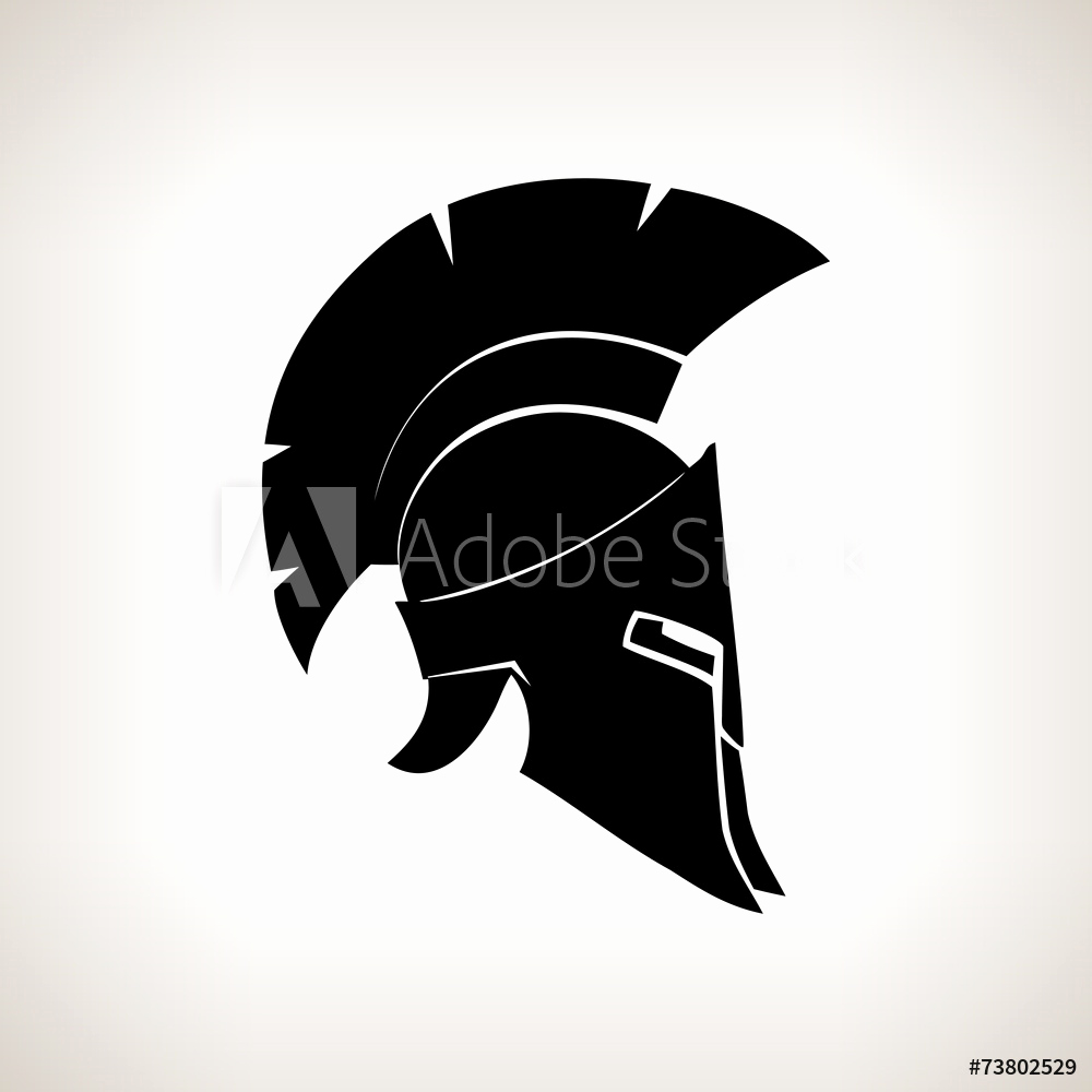 1000x1000 Spartan Helmet Vector Inspirational Fotografija Poster Silhouette