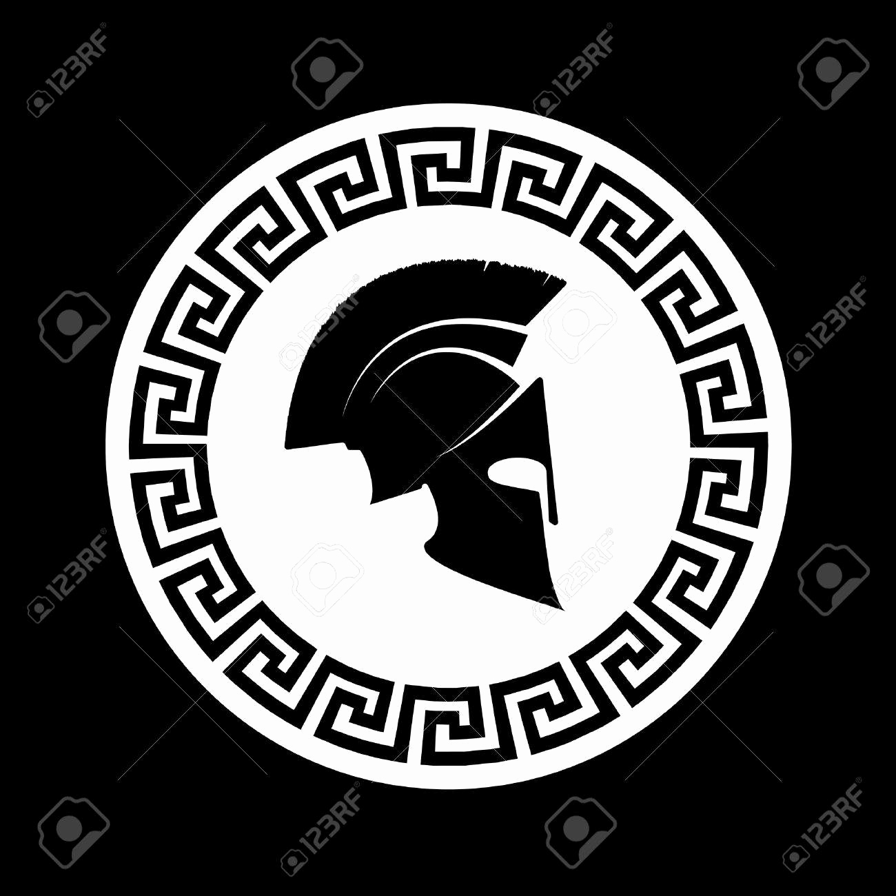 1300x1300 Spartan Helmet Vector Lovely Spartan Stock Vector