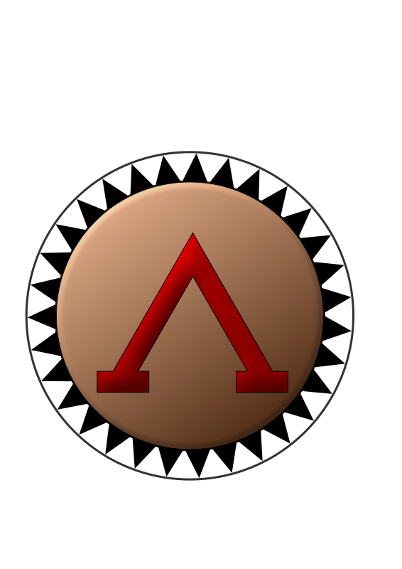 Free Clipart Spartan Shield 566x800 Free Clipart Spartan Shield