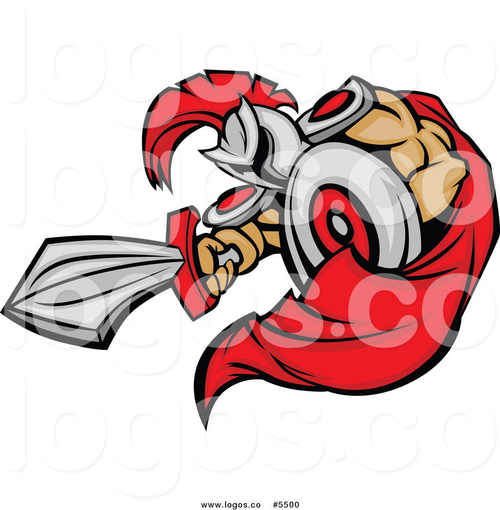 1024x1044 Royalty Free Vector Of A Logo Of A Stabbing Spartan Warrior