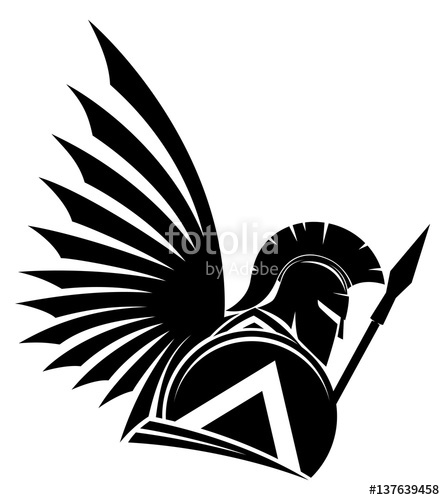 445x500 Spartan Sign Stock Image And Royalty Free Vector