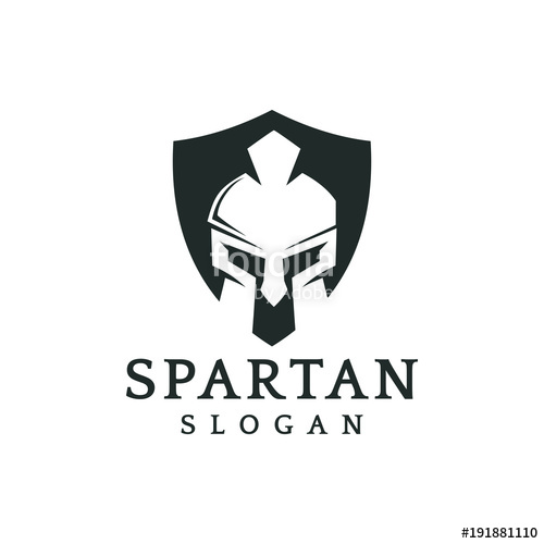 500x500 Spartan Logo Vector Graphic Abstract Symbol Stock Image