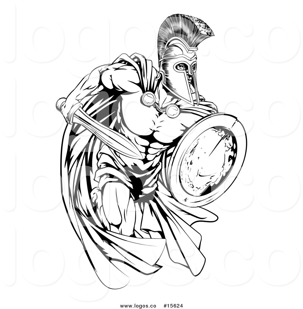 Royalty Free Vector Logo Of An Unstoppable Spartan Warrior 1024x1044 Royalty Free Vector Logo Of An Unstoppable Spartan Warrior
