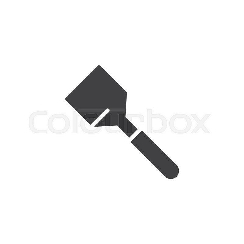 800x800 Kitchen Spatula Vector Icon Filled Stock Vector Colourbox