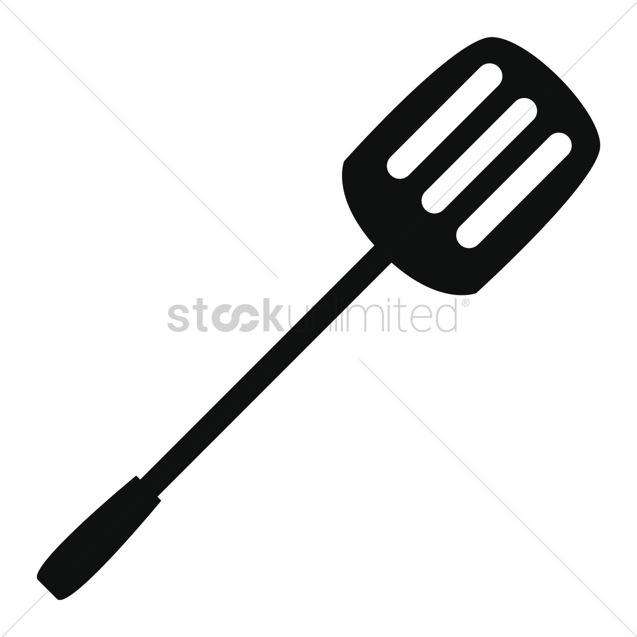 1300x1300 Spatula Vector Image