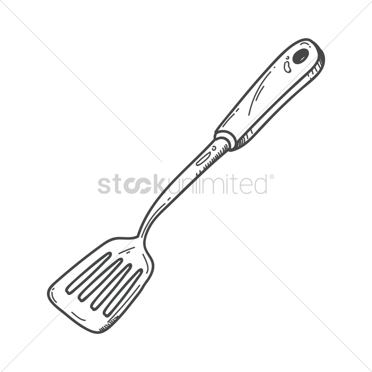 1300x1300 Spatula Vector Image