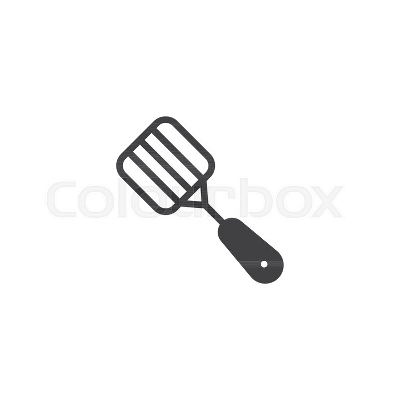 800x800 Spatula Vector Icon Filled Flat Sign Stock Vector Colourbox