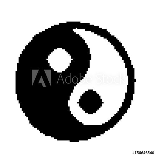 500x500 Vector Of Yin Yang Icon Bit