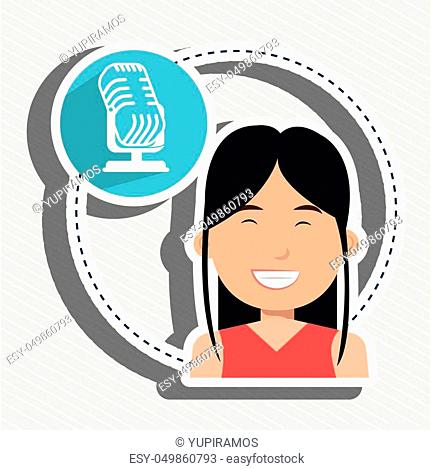 431x470 Interview Girl Illustration Stock Photos And Images Age Fotostock
