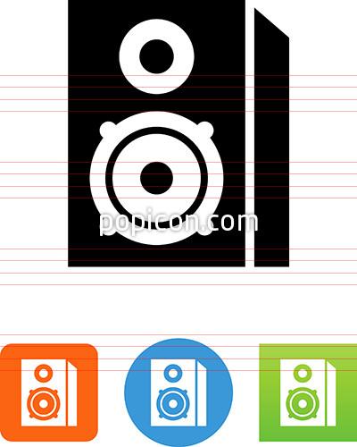 Speaker Box Icon 400x500 Speaker Box Icon