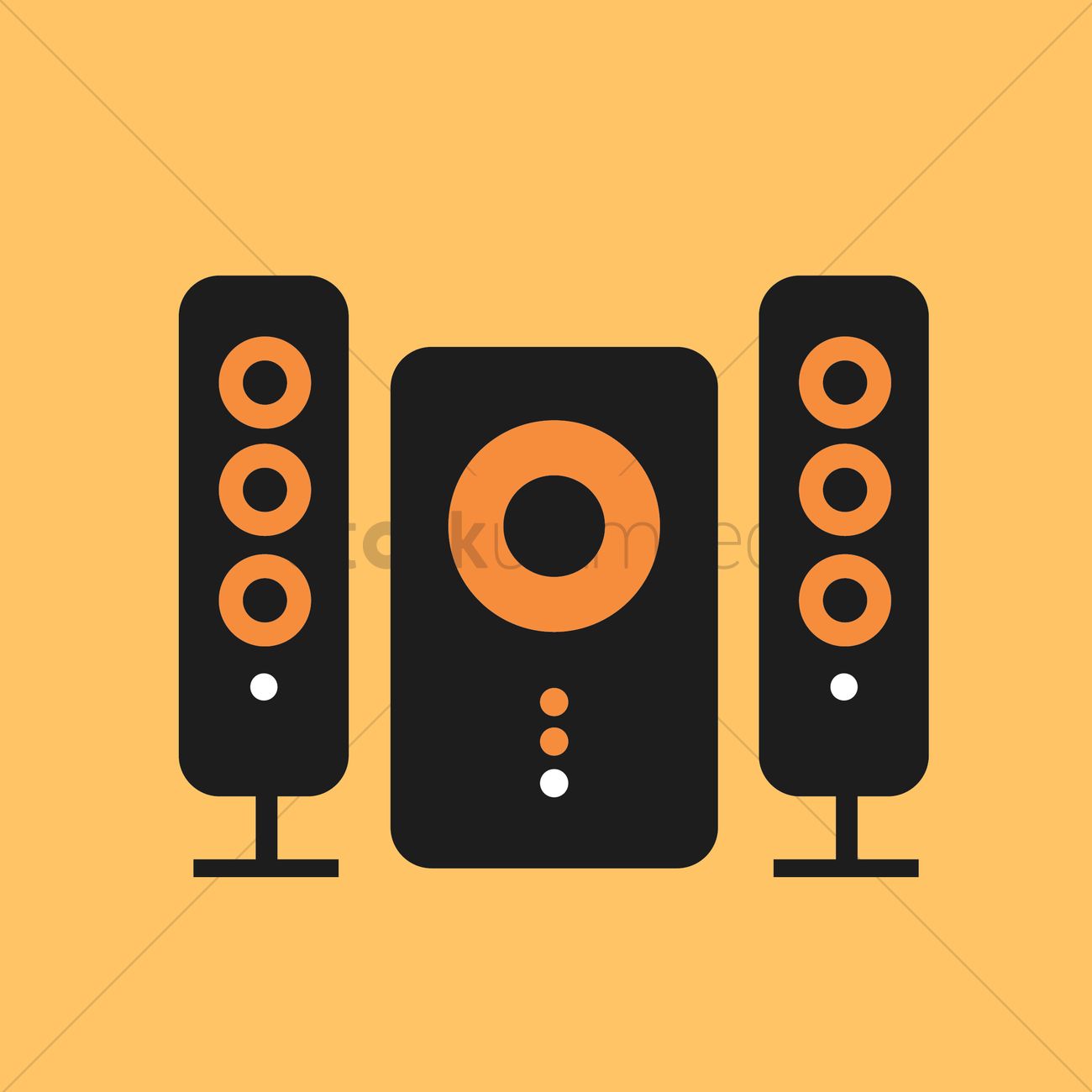 Speaker Box Vector at Vectorified.com | Collection of Speaker Box