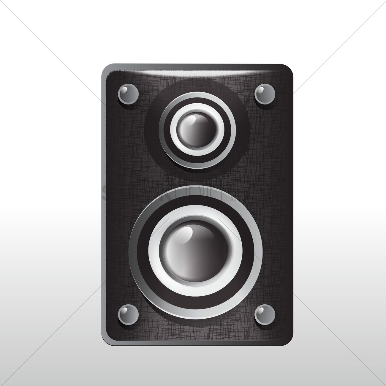 Speaker Box Vector Image 1300x1300 Speaker Box Vector Image