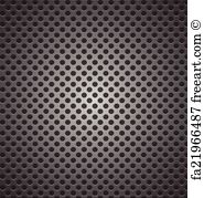 185x179 Free Art Print Of Metal Texture On Black Hexagon Perforated Carbon